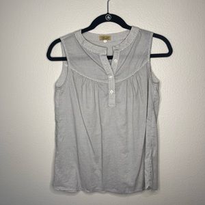 Piko 1988 Sleeveless Polka Dot Blouse Black White 100% Cotton Size Small